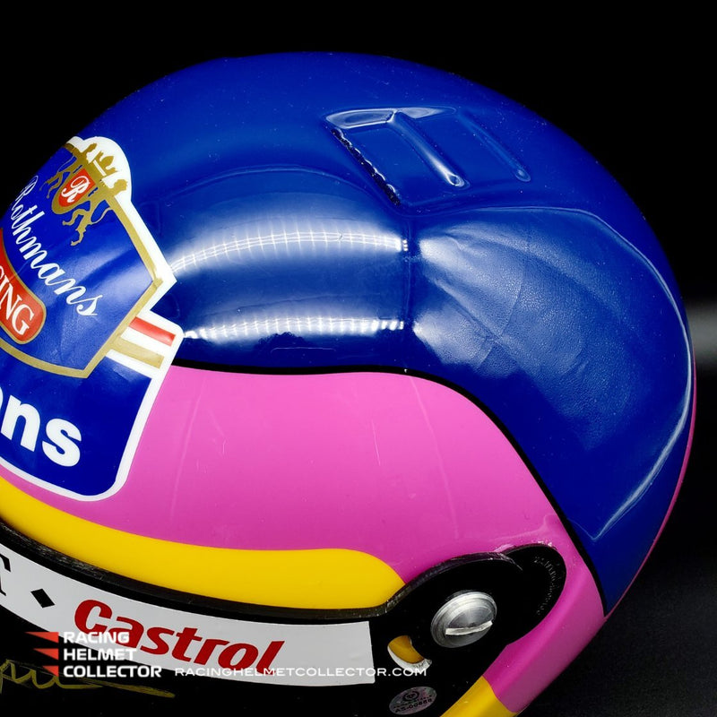 Jacques Villeneuve Signed Helmet Visor 1997 Autographed Display Tribute Full Scale 1:1 AS-00668