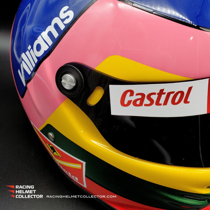 Jacques Villeneuve Signed Helmet Visor 1998 Tribute Autographed Full Scale 1:1 AS-01019