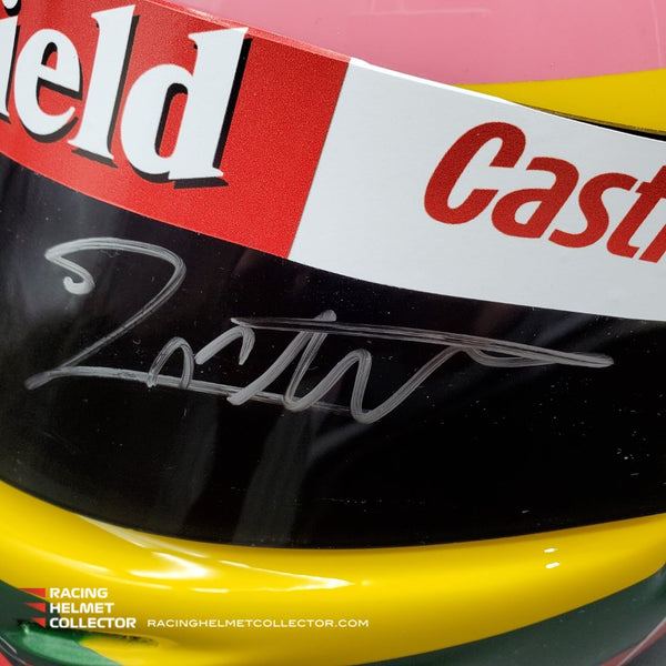 Jacques Villeneuve Signed Helmet Visor 1998 Tribute Autographed Full Scale 1:1 AS-01019