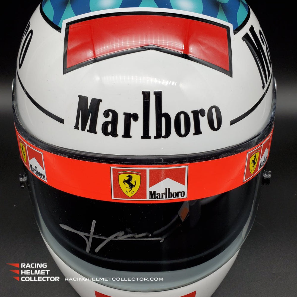 Jean Alesi Signed Helmet Visor 1995 Autographed Display F1 Helmet