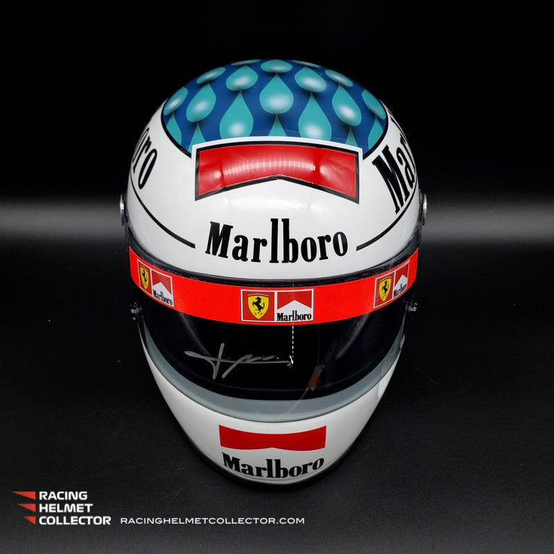 Jean Alesi Signed Helmet Visor 1995 Autographed Display F1 Helmet Full Scale 1:1 AS-02193-SOLD