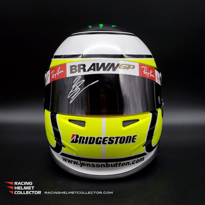 Jenson Button Signed Helmet Visor 2009 Autographed Display F1 Helmet F – ARMORI STEELE