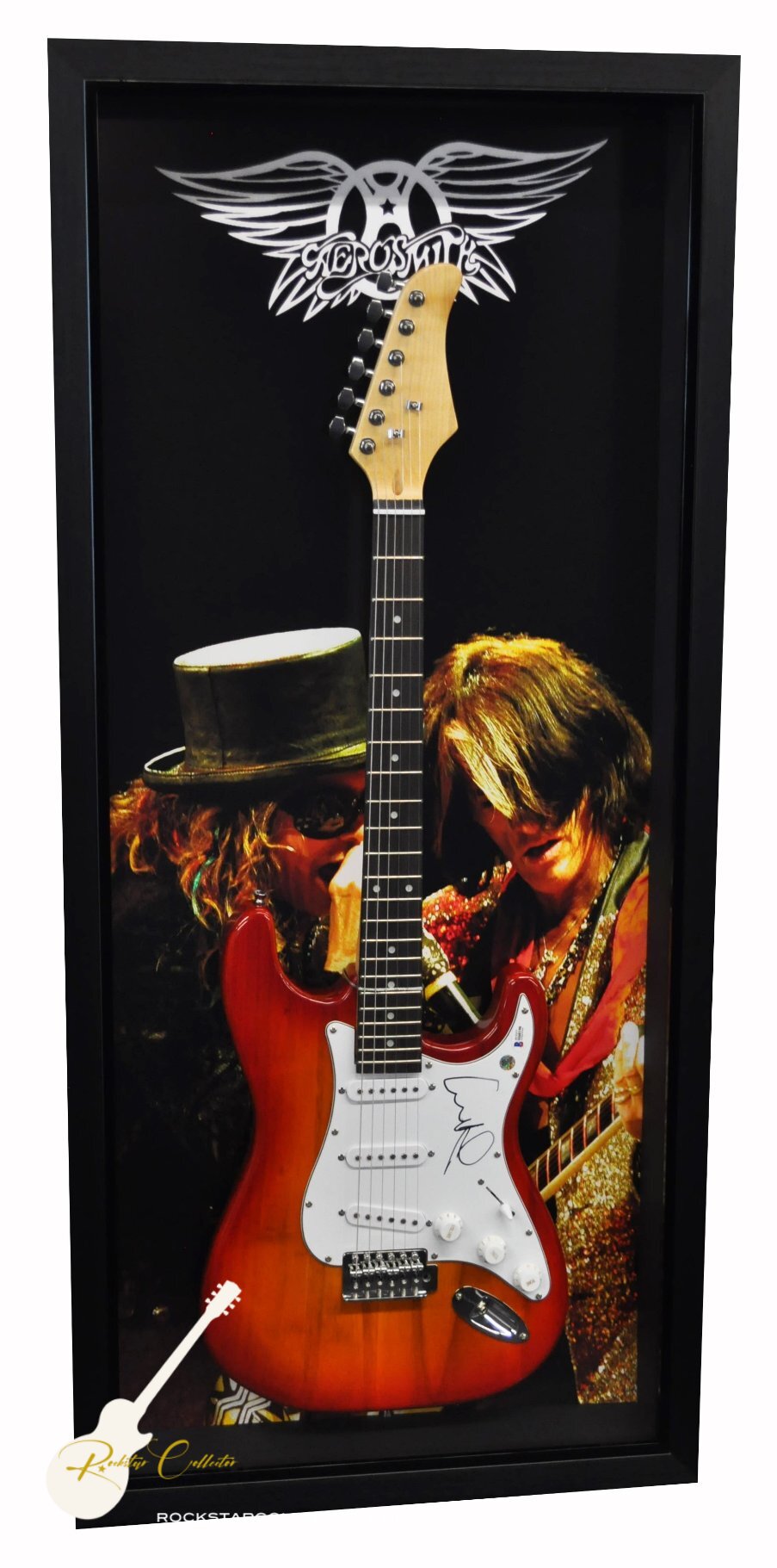 Joe Perry Aerosmith Signed Guitar Frame Premium Autographed AS-00770 ...
