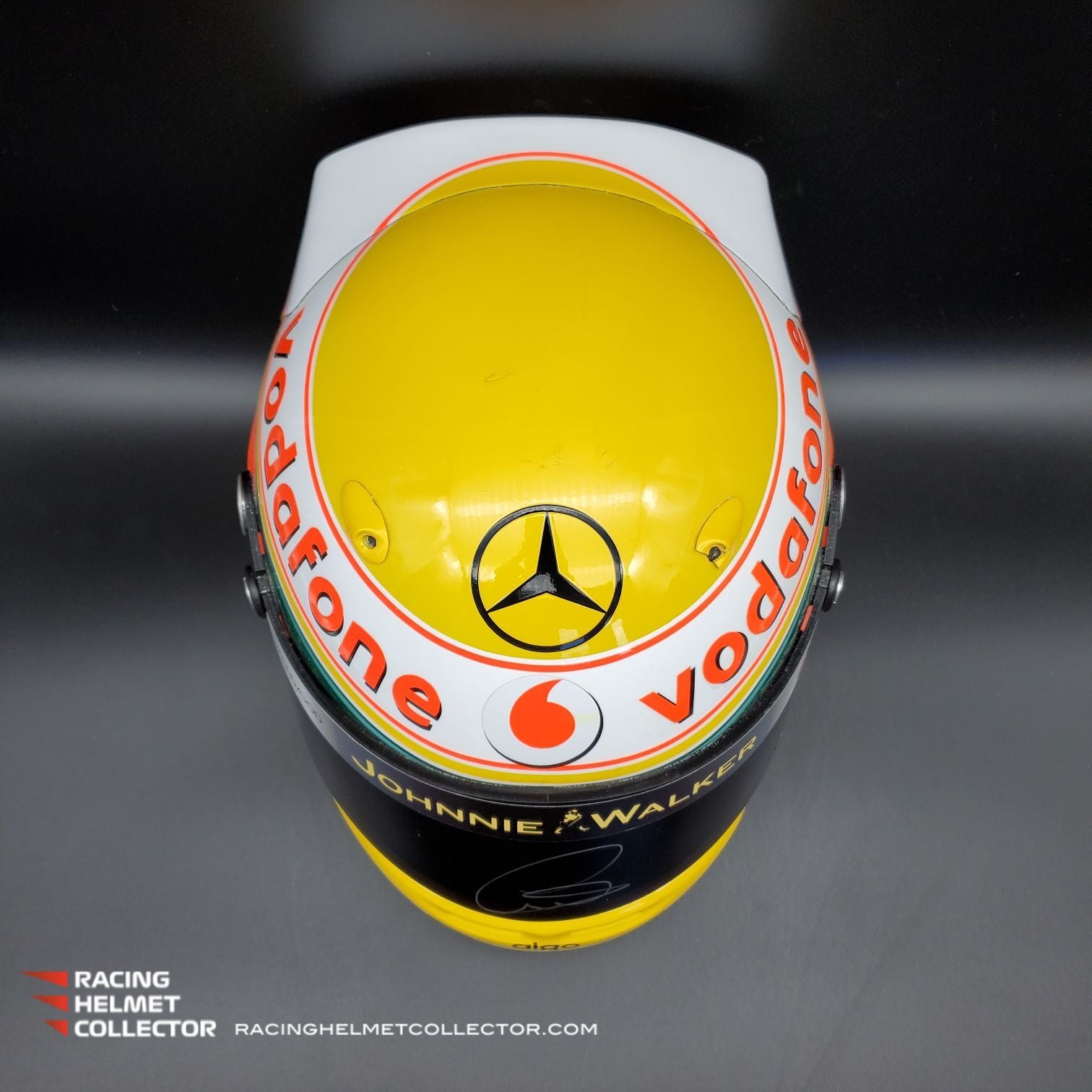 Casque Helmet Hamilton F1 2008 Mclaren Arai 1/2