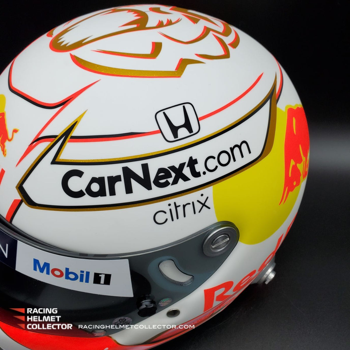 Max Verstappen Signed Helmet Visor 2021 Championship Year