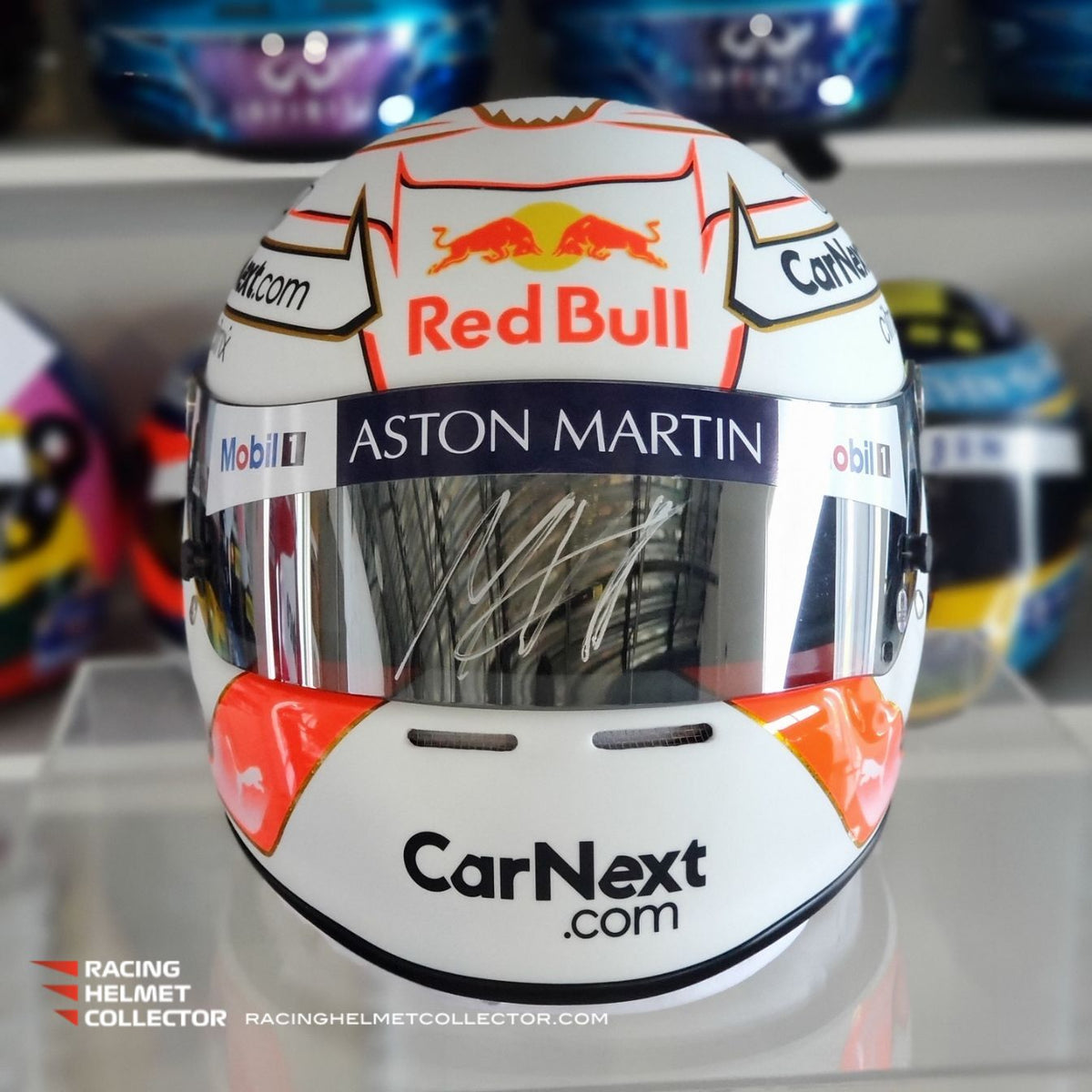 Max Verstappen Signed Helmet Visor 2021 Championship Year