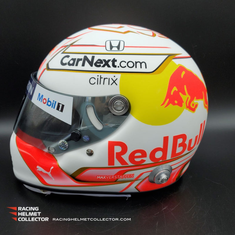 Max Verstappen Signed Helmet Visor 2021 Championship Year Autographed Display Tribute 1:1 Full Scale AS-00726 - SOLD