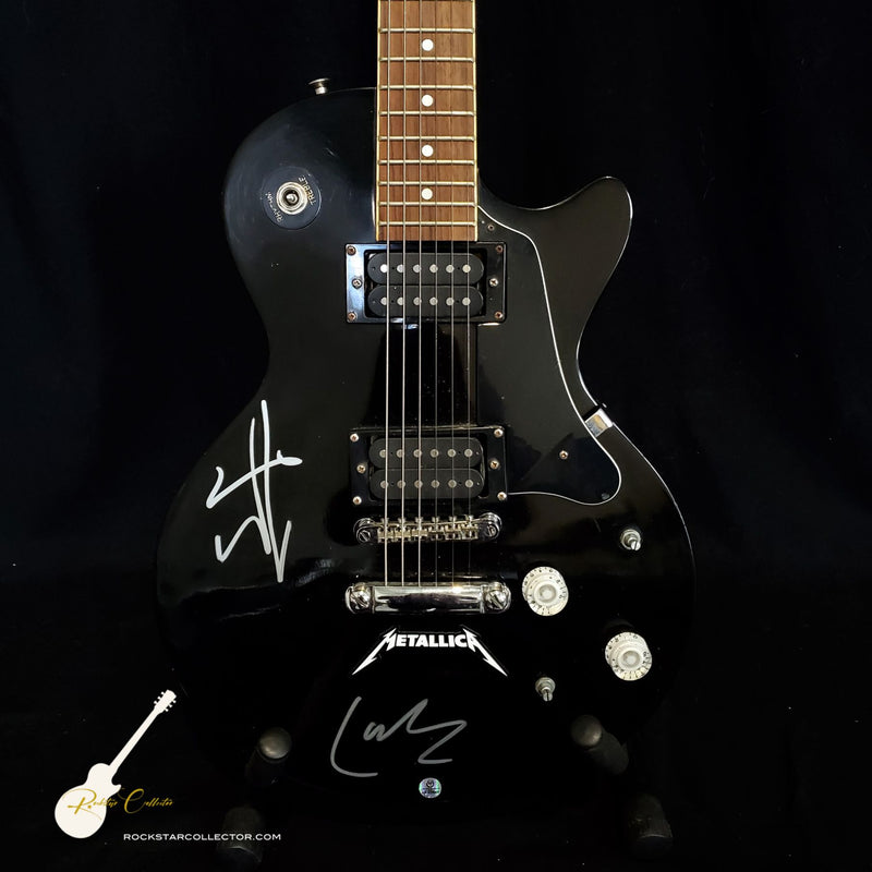 Metallica Signed Guitar Autographed by James Hetfield + Lars Ulrich AS-02544 - SOLD