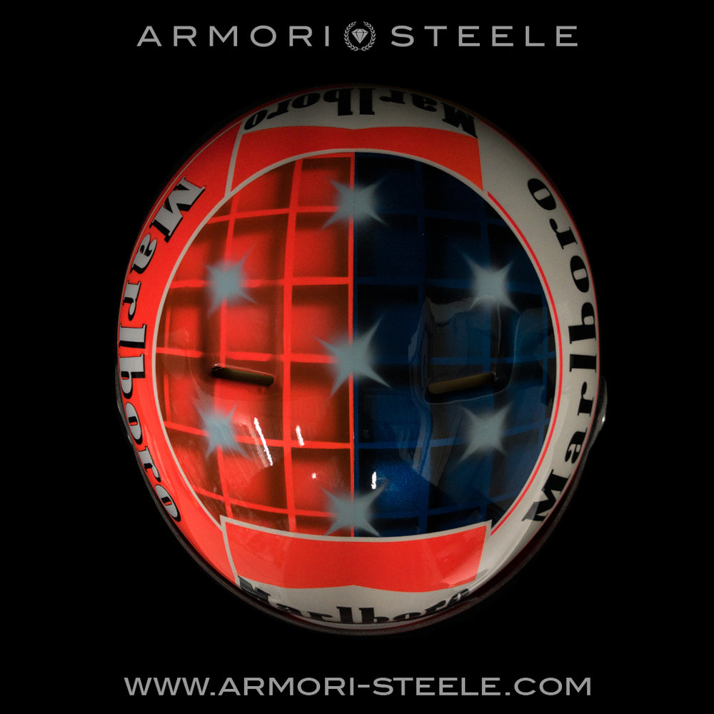 Michael Schumacher Signed Helmet 1999-2000 Duo Mashup Tribute