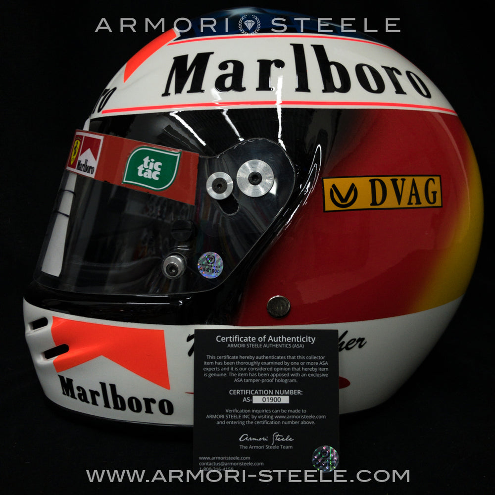 Michael Schumacher Signed Helmet 1999-2000 Duo Mashup Tribute Visor Fu – ARMORI STEELE