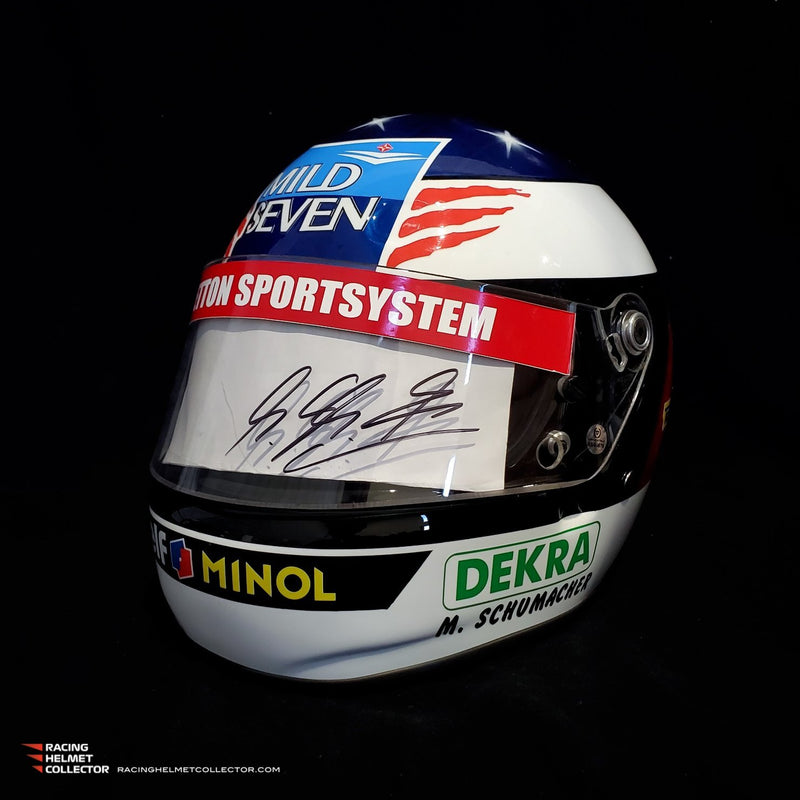 Michael Schumacher Signed Helmet Visor 1994 Red Display Tribute Autographed Full Scale 1:1 AS-00679