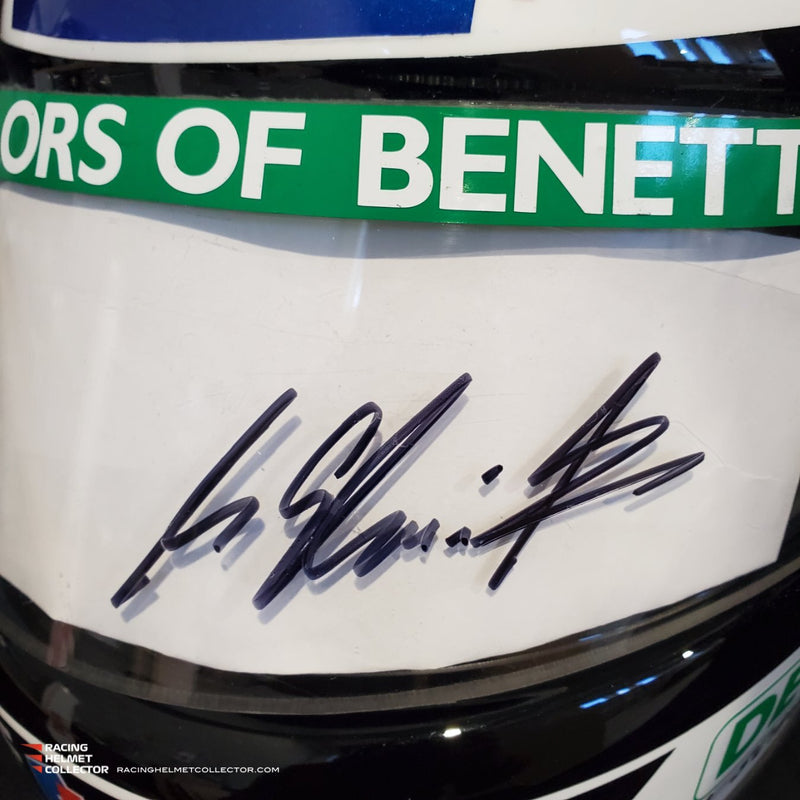 Michael Schumacher Signed Helmet Visor 1994 Green Display Tribute Autographed Full Scale 1:1 AS-00685