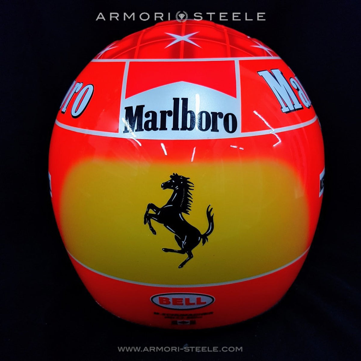 Michael Schumacher Signed Helmet 2003 Tribute CS Edition on BELL Helme –  ARMORI STEELE | Sports & Entertainment Memorabilia