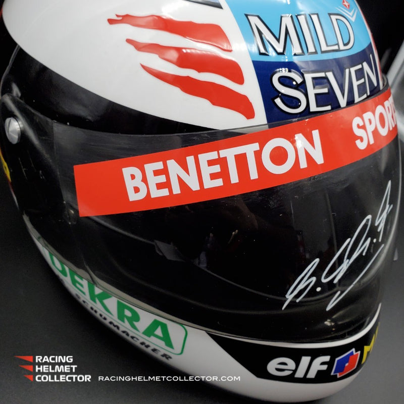 Michael Schumacher Signed Helmet Visor 1994 Red Autographed Display Tribute Full Scale 1:1 AS-00688
