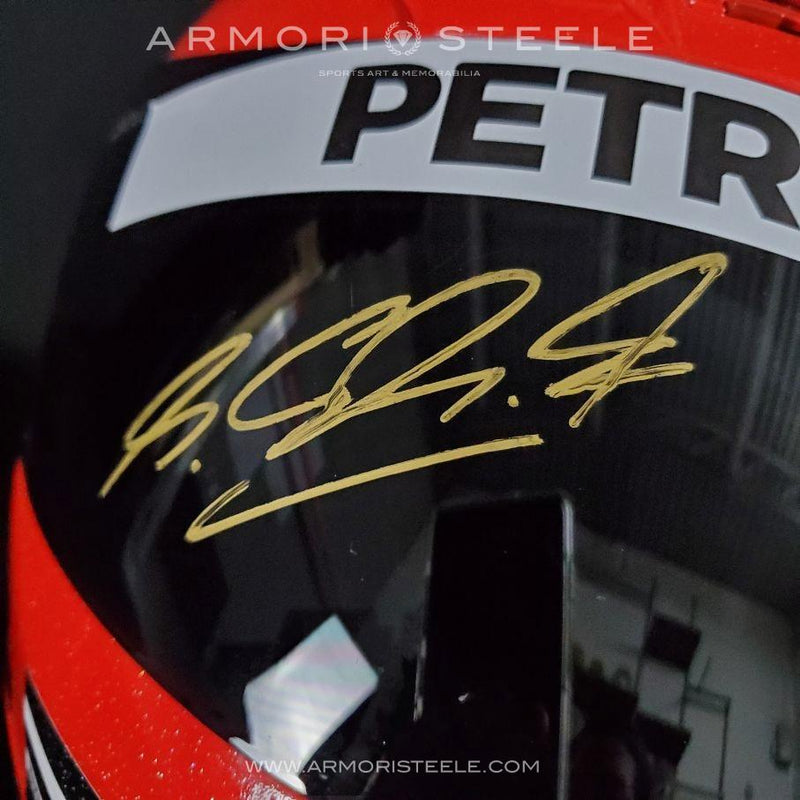 Michael Schumacher Signed Helmet 2011 Autographed Display F1 Helmet 1:1 Full Scale AS-01443