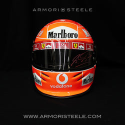 RESERVED: Michael Schumacher Signed Helmet 2004 Red Autograph Visor Tribute 1:1 Full Scale AS-01603 - PENDING SALE