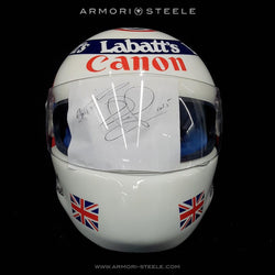Nigel Mansell 1992 Signed  Helmet V3 SUB-PAR Autograph Helmet Full Scale 1:1 - AS-01475