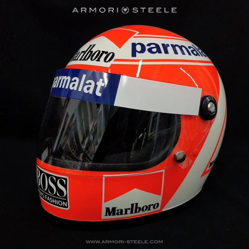 Niki Lauda Signed Helmet Direct Autograph 1984 Display Full Size 1:1 AS-01445