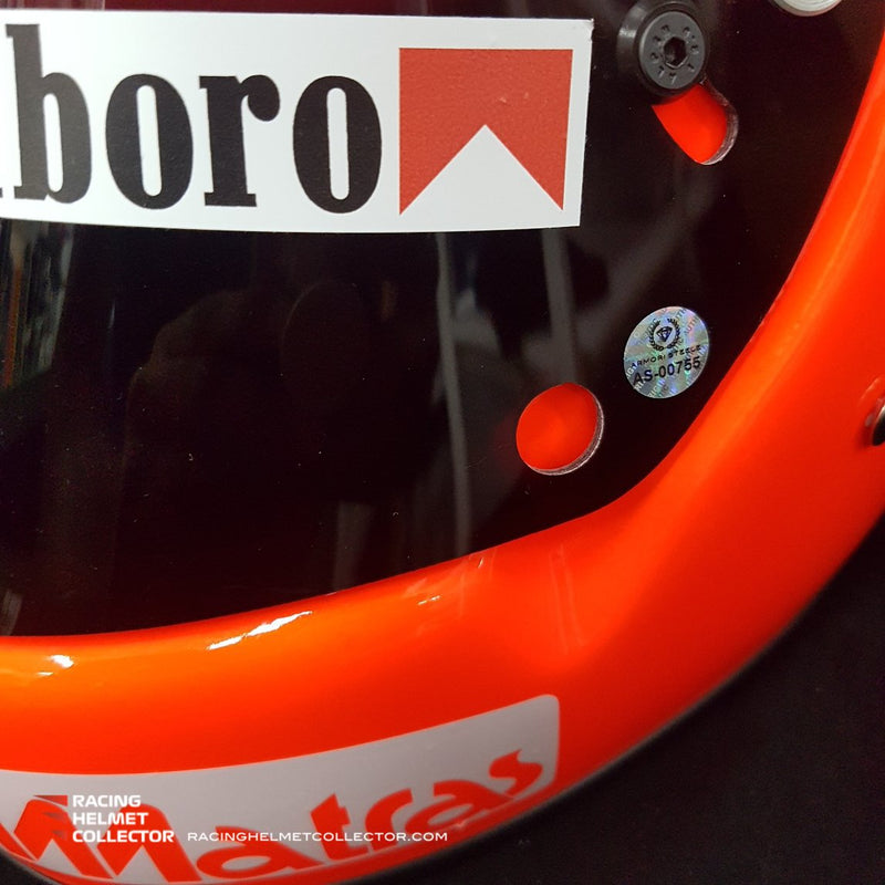 Niki Lauda Signed Helmet Visor 1977 Tribute Display Autographed Full Scale 1:1 AS-00755