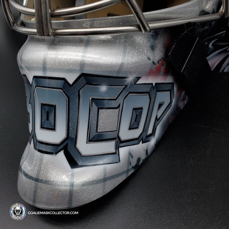 PETER WELLER SIGNED GOALIE MASK ROBOCOP TRIBUTE SIGNATURE EDITION AUTOGRAPHED