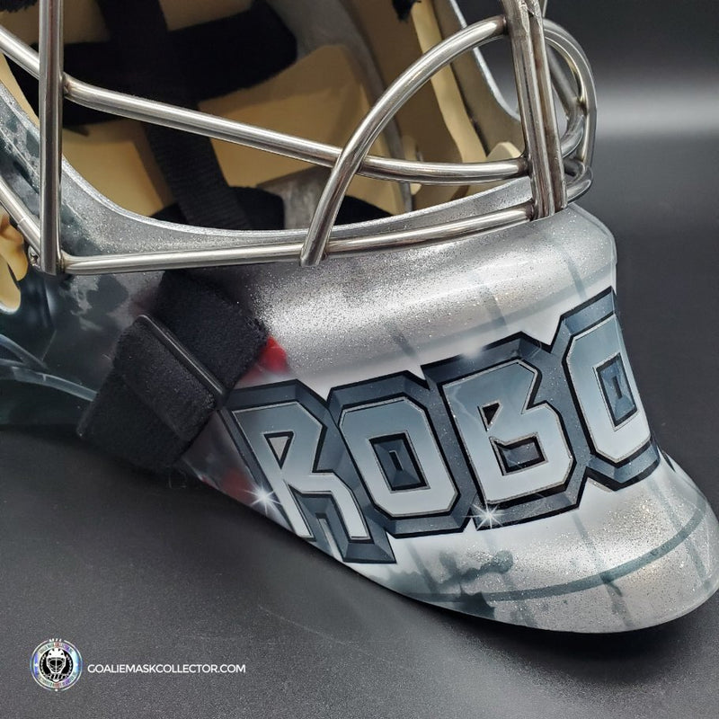 PETER WELLER SIGNED GOALIE MASK ROBOCOP TRIBUTE SIGNATURE EDITION AUTOGRAPHED
