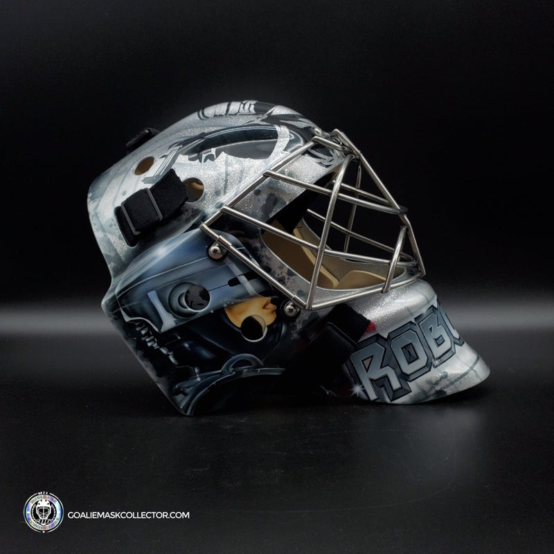 PETER WELLER SIGNED GOALIE MASK ROBOCOP TRIBUTE SIGNATURE EDITION AUTOGRAPHED