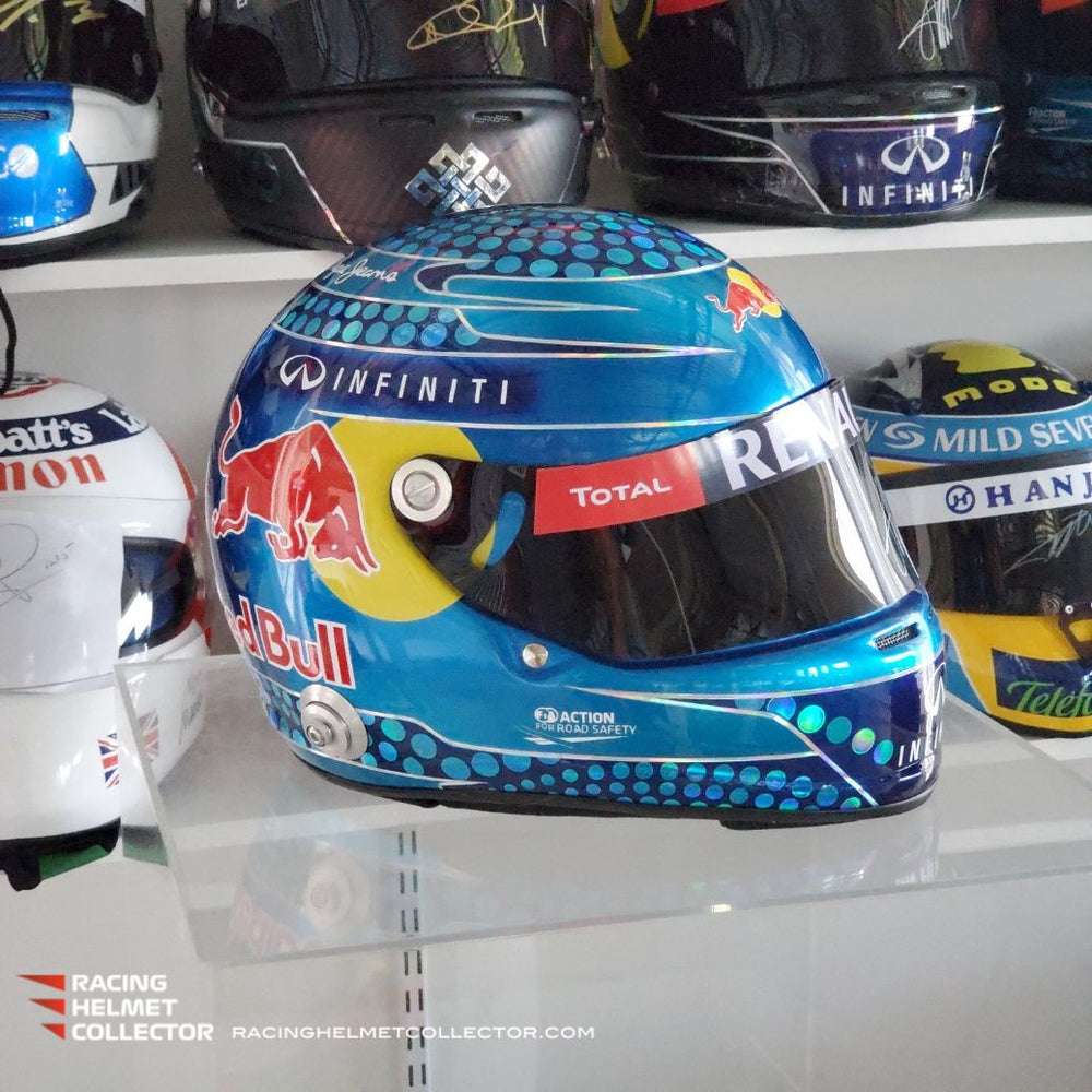 Sebastian Vettel Signed Helmet Visor 2013 Autographed Sebastian Vettel Signed Helmet Visor 2013 Autographed