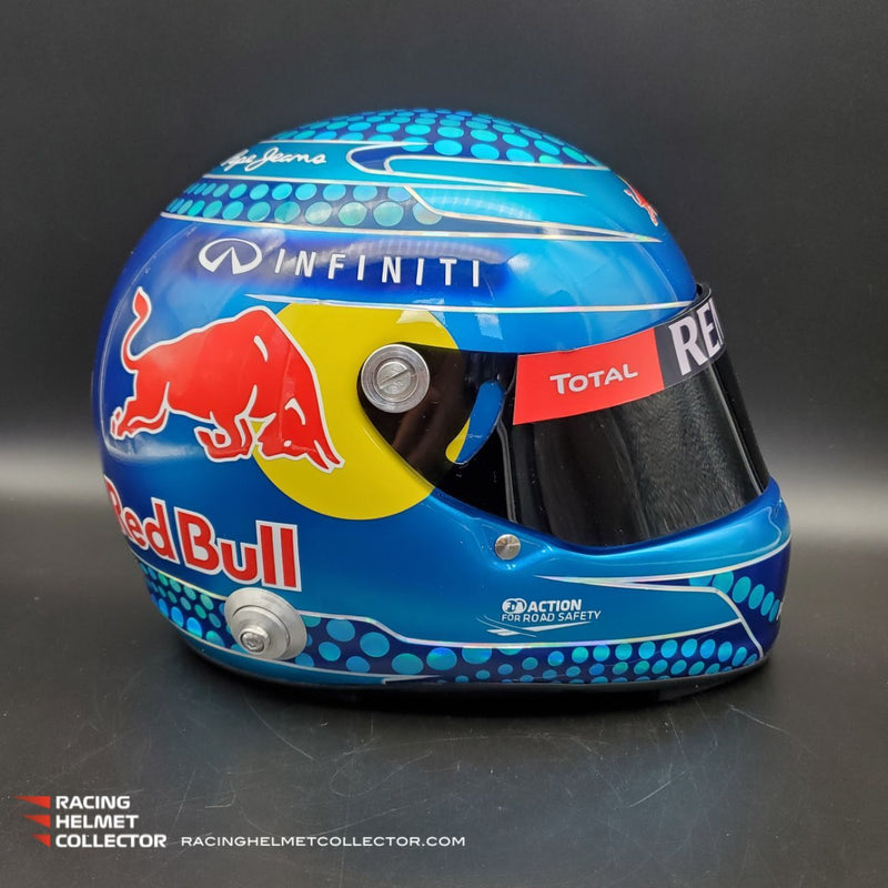 Sebastian Vettel Signed Helmet Visor 2013 Autographed Display Tribute Full Scale 1:1 AS-02171