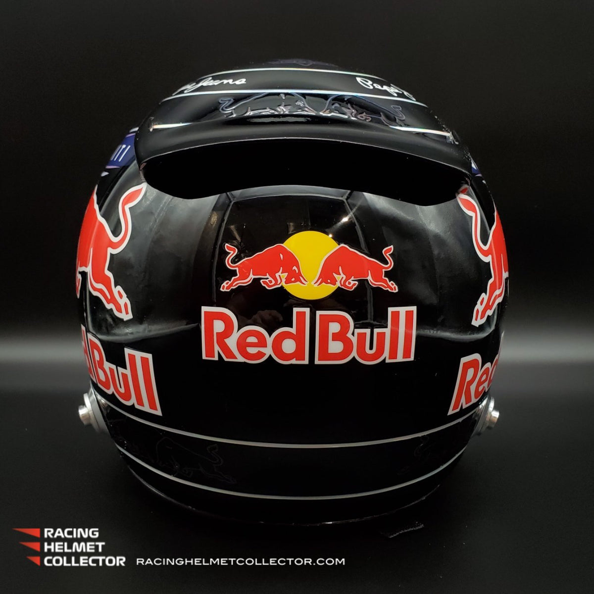 【60％OFF】 Signed Vettel Sebastian Helmet Autographed Black 2013 Visor F1