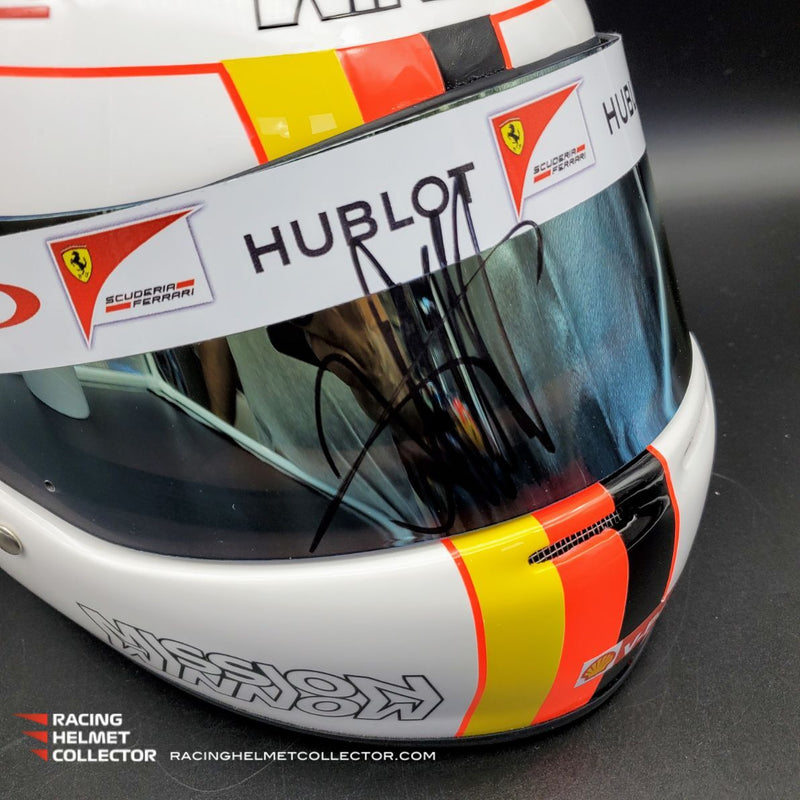 Sebastian Vettel Signed Helmet Visor 2019 Autographed Display Tribute 1:1 Full Scale AS-00701
