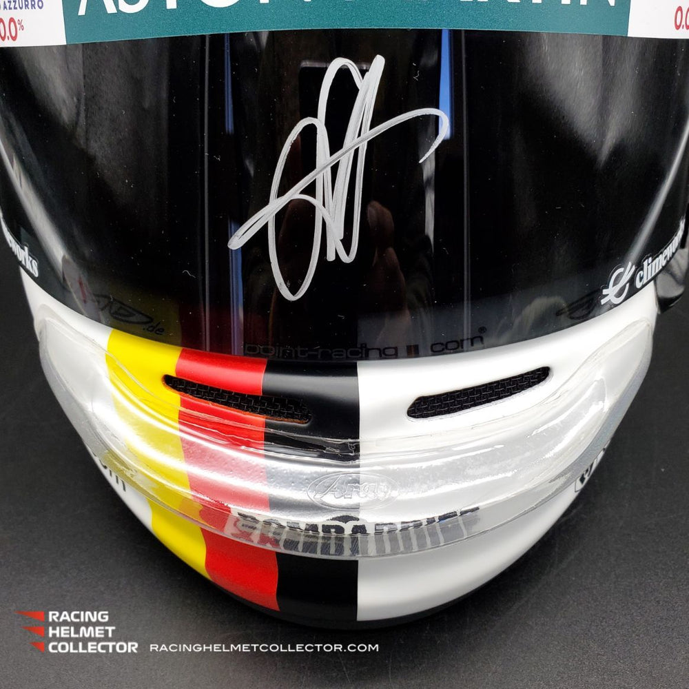 arai f1 helmets Sebastian Vettel Signed Helmet Visor 2022 Autographed Official ARAI Pa –  ARMORI STEELE