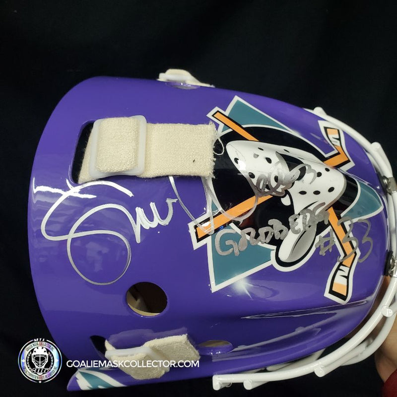 Goldberg aka Shaun Weiss Signed Mighty Ducks Goalie Masks Are Here