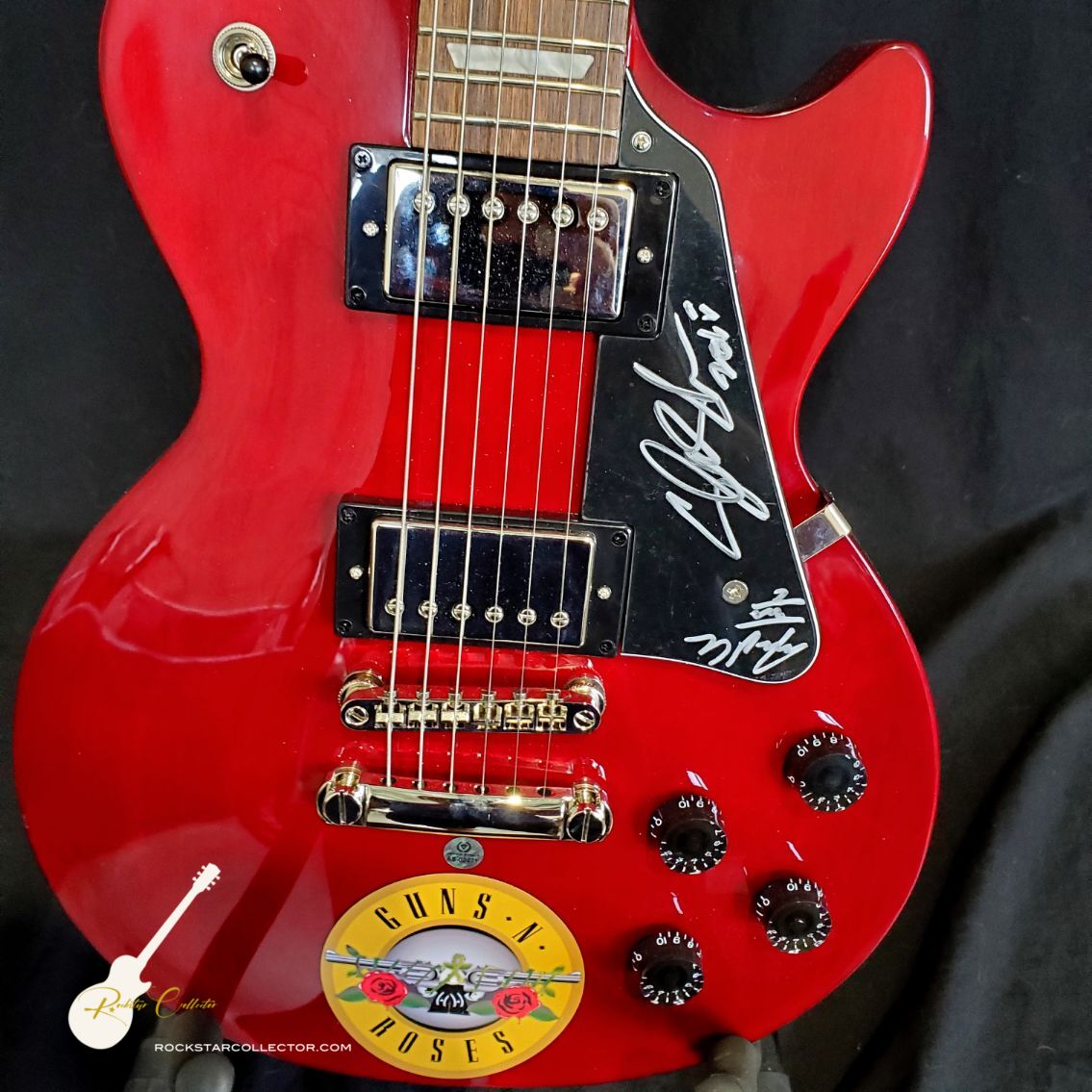 Foto A4 Con Autografi Dei Guns N' Roses - Stampa Firmata Dalla Band