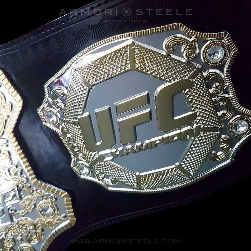 UFC BELT FULL SIZE OFFICIAL REPLICA COA CERTIFIED - 10K GOLD PLATED- SOLD OUT